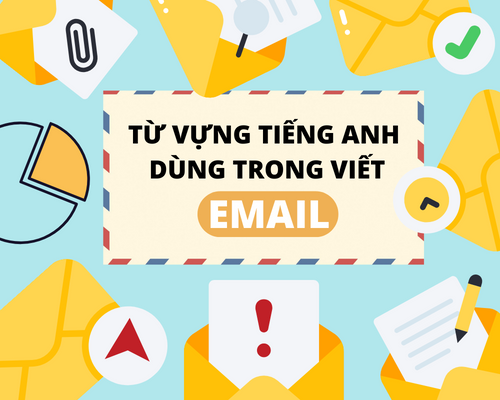 Tổng hợp từ vựng tiếng Anh hay dùng trong viết email